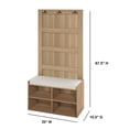 thumbnail image 5 of Twin Star Home 35" Hall Tree with Cushioned Bench, 5 of 7
