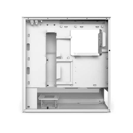 NZXT - H5 Flow RGB 2024 Compact ATX Mid-Tower Airflow Case - White
