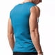 thumbnail image 5 of pstuiky Camiseta sin mangas para hombre, Top deportivo informal de malla de color sólido para hombre, transpirable, sin mangas, cuello redondo, medio botón Tops elegantes para mujer xl, 5 of 9