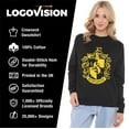 thumbnail image 4 of Harry Potter HP Hufflepuff Crest Women's Crew Sweatshirt, 4 of 6