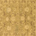thumbnail image 1 of Ahgly Company Indoor Square Oriental Brown Traditional Area Rugs, 5' Square, 1 of 4