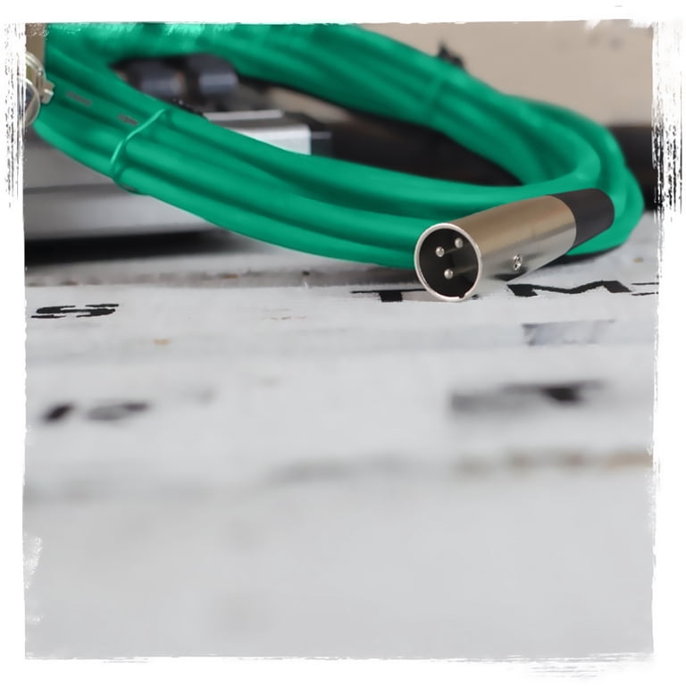 Fat Toad 50ft XLR Mic Cables (ShieldedPRO X Series) 4-Pack Green