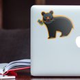 thumbnail image 5 of Die Cut Sticker Black Bear, Geometric, Contour Vinyl Sticker 3 to 6 inches, (Waterproof Decal for Cars, Water Bottles, Laptops, Coolers), Large, 5 of 5