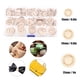 thumbnail image 4 of Botón de costura, botón de madera con agujeros dobles, accesorios de costura para ropa, botón de madera, artesanía excepcional, 4 of 9