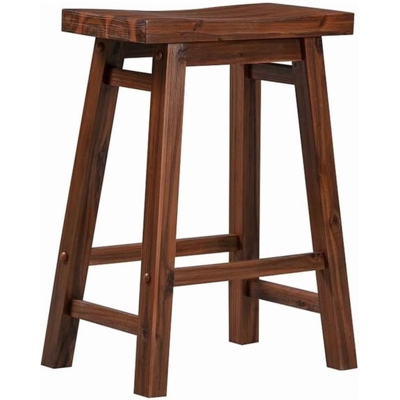 Neatifyes Sonoma Saddle Stool, Chestnut