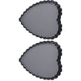thumbnail image 2 of Shisuyan Heat-Resistant Baking Pan Carbon Steel 2Pack 4Inch Heart Shape, 2 of 9