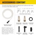 thumbnail image 4 of Wenzhon 1L Vacuum Brake Bleeder Kit, Brake Bleeder Pneumatic Brake Fluid Bleeder Kit with 8PCS Adapter and 0.75L Refilling Bottle One-Person Operation, 4 of 4