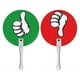 thumbnail image 4 of 10 Pcs Thumb Up Thumb Down Classroom Voting Paddle Yes No Paddles Classroom Supplies True False Paddle Auction Paddle, 4 of 5