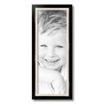 thumbnail image 2 of ArtToFrames 8x22 inch Black with Sliver slope Picture Frame, Black Wood Poster Frame (4984), 2 of 7