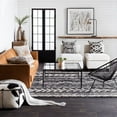 thumbnail image 2 of Jill Rosenwald BJR1000-69 6 x 9 ft. Bjorn Area Rug, Black, Khaki & Dark Brown, 2 of 6