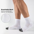 thumbnail image 3 of COOPLUS 12 Pack Mens Ankle Socks Low Cut Cushioned Athletic Performance Breathable Socks for Men, 3 of 7