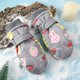 thumbnail image 1 of Guantes de invierno con dibujos de conejo blanco para niños, cálidos, gruesos, resistentes al frío y al viento, para esquí, 1 of 6