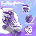 thumbnail image 3 of JZY Ultimate Fun with Light-Up Wheels Roller Skates For Ages 5-8 and 8-12, Adjustable for Kids, Youth & Women, 3 of 6