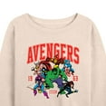 thumbnail image 3 of Marvel The Avengers - Collegiate - Women's French Terry Pullover Long Sleeve Shirt, 3 of 5