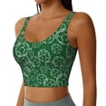 thumbnail image 2 of Balery Soccer Sujetadores deportivos con espalda cruzada para mujer, acolchados, sin costuras, de alto impacto, ideales para yoga, gimnasio, entrenamiento y fitness.-, 2 of 8