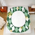 thumbnail image 5 of Feelyou Green Christmas Nutcracker Twin Sheet Sets, Ballet Princess Twin Fitted Sheet, Western Festival Flat Sheet, Luxury Bedroom Decor,3-Piece, 5 of 7