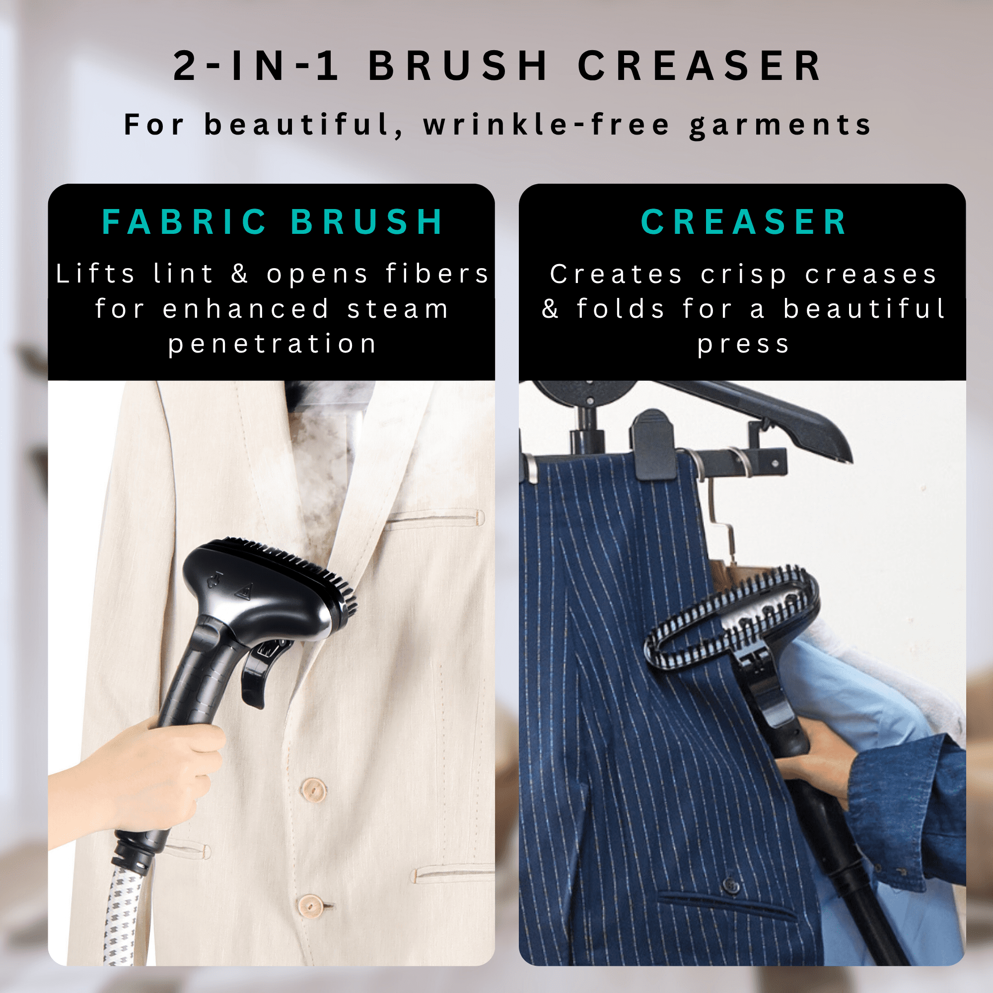 True & Tidy Tidy SX3 Heavy-Duty Industrial Garment Steamer with Foot Pedal Control, 3 Steam Settings, 360-Degree Nozzle