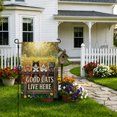 thumbnail image 2 of Rdsfhsp Funny Cat Garden Flag 12x18 Inch, Linen Outdoor Decorative Yard Flag, Cute Animal Lover Flag for Front Porch Lawn Patio Garden Home Decor, 2 of 5
