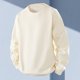 thumbnail image 1 of pstuiky hombres de manga larga, Blusa/camiseta informal de cuello redondo de color liso para hombre camisetas de hombre m, 1 of 9