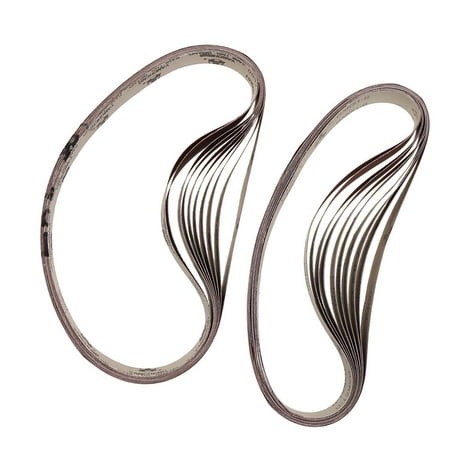 

20Pcs x 30inch 400 Grit & 600 Grit Aluminum Oxide Sanding Belt Aluminum Fiberglass