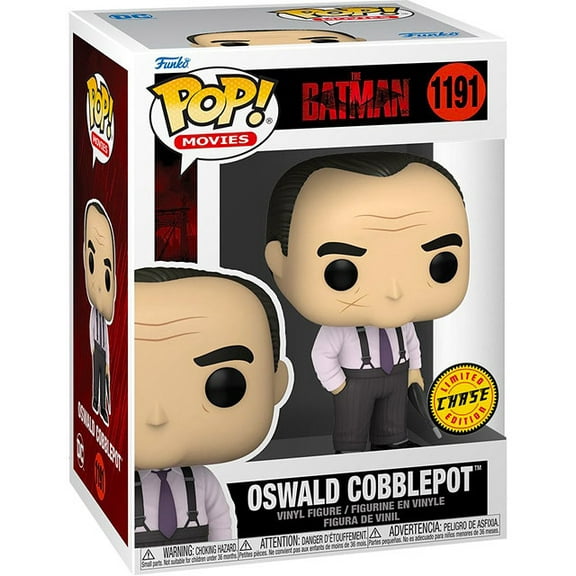 Funko POP! Movies The Batman Oswald Cobblepot *Chase* w/ .50 mm POP! Protector