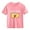 Pink, variant on Boys Letter Pattern Shirts Casual Short Sleeved Tops Comfortable Breathable Crew Neck T Shirts ,Sizes 2-18