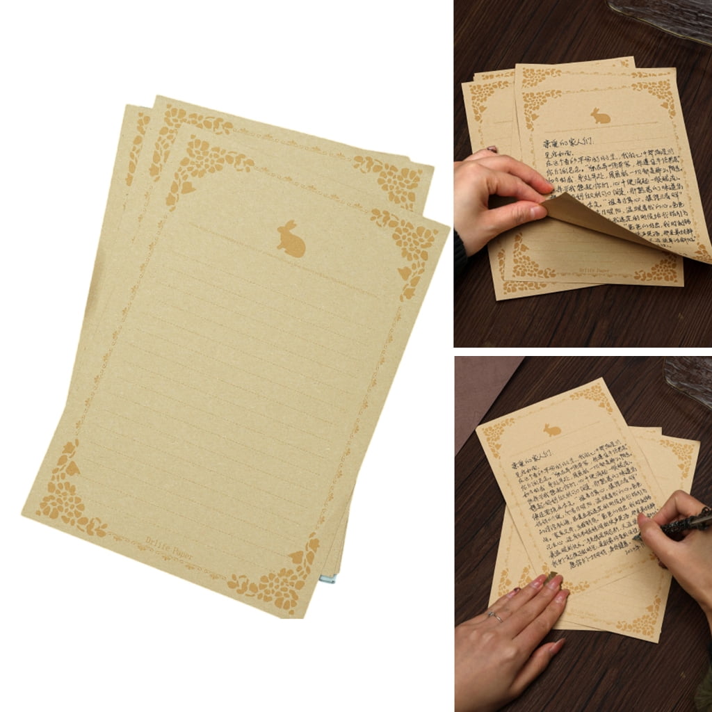 160 Sheets Letter Writing Stationery Paper Set for Showers Wedding Valentines 5.7x8.3Inch Lined Writting Paper