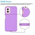 thumbnail image 5 of Njjex Motorola Moto G Power 5G 2024 Cases,Sturdy Phone Case for Moto G Power 5G 2024 6.7",Full-Body Shockproof Protection Heavy Duty Hard Plastic & Shock Rubber Bumper 3-in-1 Case Cover - Purple, 5 of 6