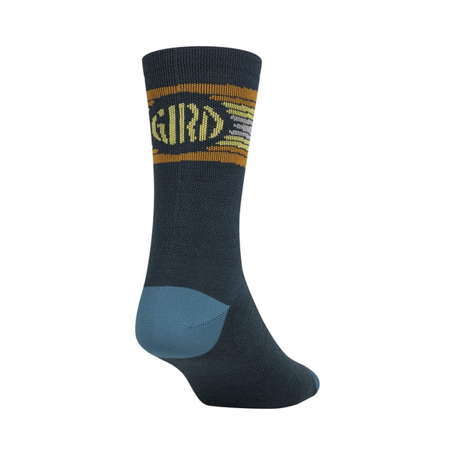 Giro Seasonal Merino Wool Adult Cycling Socks - Harbor Blue Sol (2022), Small