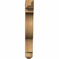 thumbnail image 4 of Ekena Millwork 4"W x 22"D x 30"H Funston Craftsman Rough Sawn Bracket, Western Red Cedar, 4 of 13