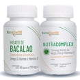 thumbnail image 1 of Hígado de bacalao en cápsulas Nutrasien100 2 botes de 60 cápsulas cada uno, 1 of 9