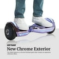 thumbnail image 3 of GOTRAX Glide 6.5" Hoverboard for Kids Ages 6-12 with Bluetooth Speaker and Led Lights, Purple, 3 of 7