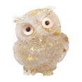 thumbnail image 2 of JHGoosa Home Decoration Natural Crystal Gravel Epoxy Owl Desktop Ornament Decorative Ornament Natural Mixed Quartz Crystal Stone Rock Gravel, 2 of 9