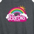 thumbnail image 3 of Barbie the Movie - Barbie Logo Rainbow - Women's Racerback Tank Top, 3 of 5