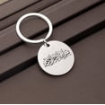 thumbnail image 3 of 2pcs Stainless Steel Muslim Allah Keychain, Religious Islamic Arabic Calligraphy Quote Keyring Pendant Islam Faith Gifts for Arabs Muslims, 3 of 7
