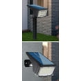 thumbnail image 5 of Foco solar para exteriores de 50 LED, 2 unidades, resistente al agua IP67, 860 LM, con 2 modos de iluminación para jardín, patio y entrada., 5 of 5