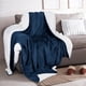 thumbnail image 5 of Colcha Utopia Sherpa King, tamaño king, 230 x 260 cm, azul marino, 5 of 7