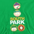 thumbnail image 2 of South Park Solid Circles Unisex Adult Pull-Over Hoodie,Kelly Green, 3X-Large, 2 of 6