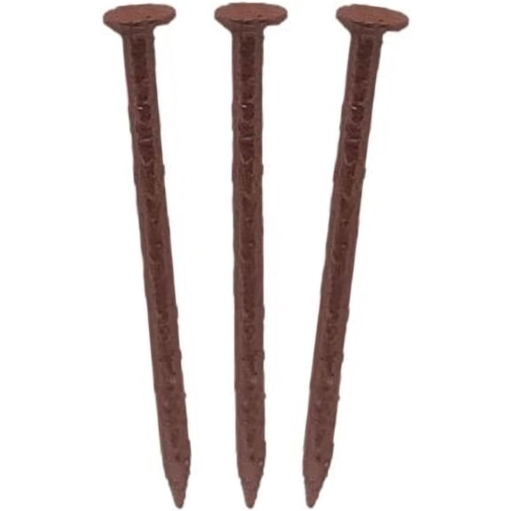 Bilot Smooth Shank Stainless Steel Vinyl Siding Nails (1 Pound Box, 1.25", about 300 nails) Includes Free Pair of Nitrle Coated Gloves and 1/32" Drill Bit (1 LB, Rosewood)