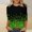 Multicolor, variant on FDGIU Women's St. Patrick's Day T-Shirt - Short Sleeve Crew Neck Shamrock Graphic Tee