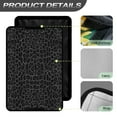 thumbnail image 4 of Yuyamidu Black Leopard Print RV Door Window Shade Cover, Sun Blackout Fabric for Camper Privacy RV Door Window Decoration Camper Sunshade Privacy Screen Window Cover, 4 of 7