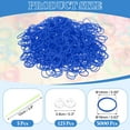 thumbnail image 2 of 3000Pcs Loom Rubber Band Kit with 125Pcs S-Clips and 5Pcs Hook, Blue, 2 of 6
