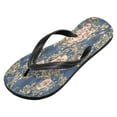 thumbnail image 2 of YAZAOOSummer Flip Flops Creatively Damask Of Floral Simple Beach Sandals, 2 of 8