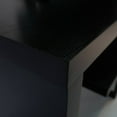 thumbnail image 6 of LeisureMod TV Stand with MDF Open Shelves and Powder-Coated Iron Legs for Modern Home, Living Room, Bedroom Orford Collection in Ebony, 6 of 9