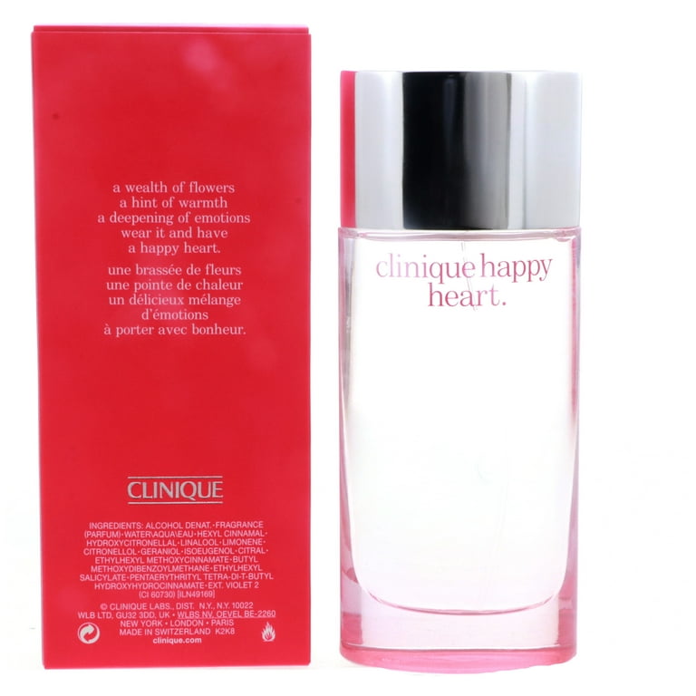 Clinique Happy Heart Perfume Spray for Women oz (Pack of