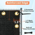 thumbnail image 4 of xft (.x.m) Privacy Screen Fence Garden Windscreen Mesh Shade Sail Net Barrier Reinforced Bindings and Brass Grommets Cable Zip Ties Included, 4 of 9