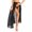 Black, variant on Yartina Woman's See-through Chiffon Long Wrap Skirt Side Slit Maxi Dress Bikini Swimsuit Cover Up Black L