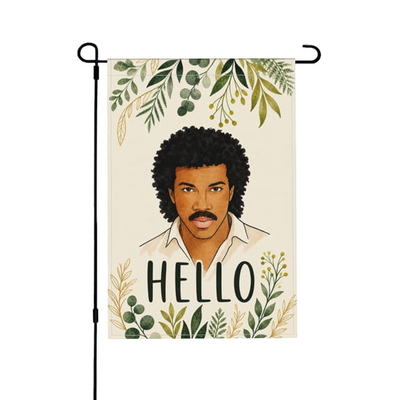 Hello Funny Personalized Garden Flag For Seasonal Home Yard Outdoor Decoration 12x18 in