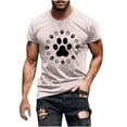 thumbnail image 1 of SDNall Long Sleeve Tops Man Long Sleeve Round Neck Color Match Printed Fallow T-Shirt,Long Sleeve Top, 1 of 5