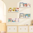 thumbnail image 4 of upsimples 4PCS Repisas Flotantes de Pared, Repisas de Acrilico, Estantes Flotantes Acr&iacute;licos de 15 Pulgadas Montados en la Pared para Dormitorio,Ba&ntilde;o, Cocina,Libros (Blanco), 4 of 8